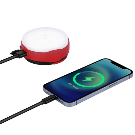 Wiederaufladbare Camping-Taschenlampe 500lm 3000K-6500K Solar USB-C Powerbank VA0100 VAYOX