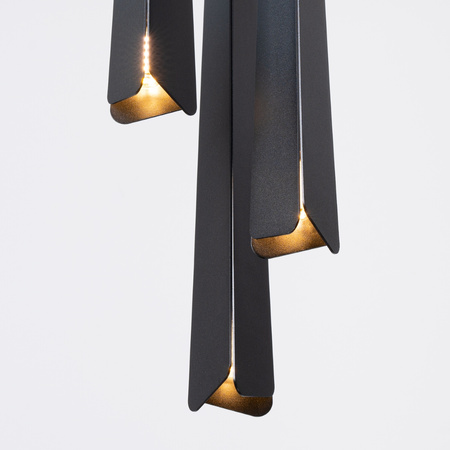 PRYSM 3P 3xG9 Schwarz Skandinavische Decke Pendelleuchte SOLLUX