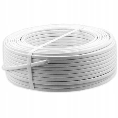 Kabel YDYp 450/750V 2x4mm Weiß 1m ELEKTROKABEL