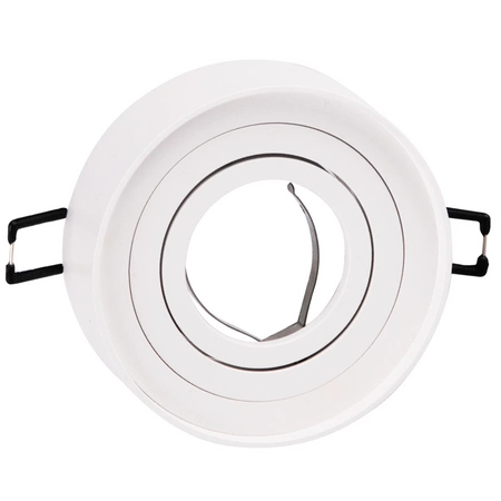 Deckeneinbauleuchte MR16 GAJA Tuba Spot Round Movable Weiß GOLDLUX