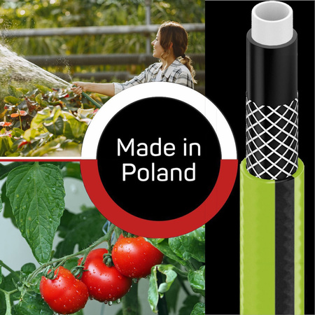 Garten-Wasserschlauch 4 Schichten mit Geflecht 3/4" 50m stark QUATTRO CELLFAST