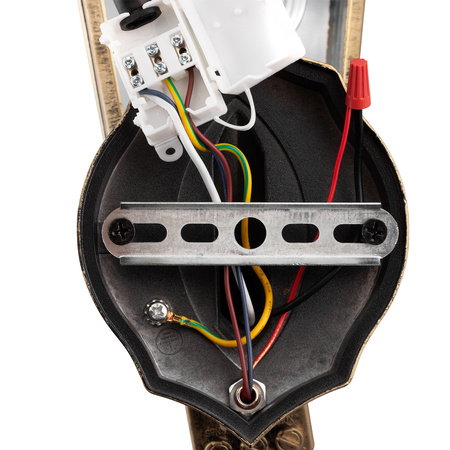 Wandleuchte Außen E27, Hängende Gartenlaterne mit Bewegungsmelder BELLIS LUMILED