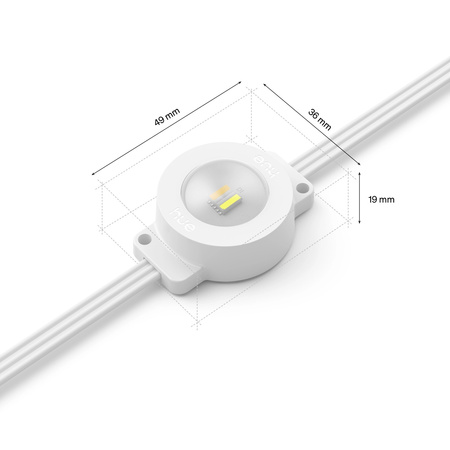 Outdoor-Garten-Girlande 18m IP65 32LED RGB SMART Smart Bluetooth ZigBee Weiß und Farbe Ambiente Festavia Philips HUE