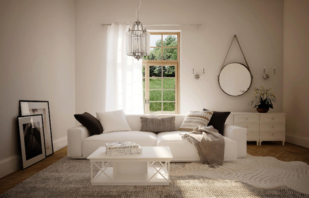 HAMPTON II Wandleuchte 8155 Nowodvorski Chrom 2xE14 Wandleuchte Classic