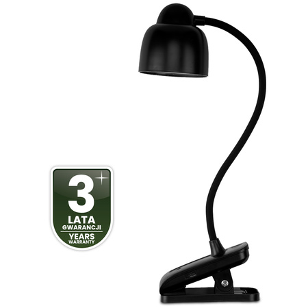 LED 5W CCT Schul-Schreibtischlampe TESA 2 Schwarz LUMILED