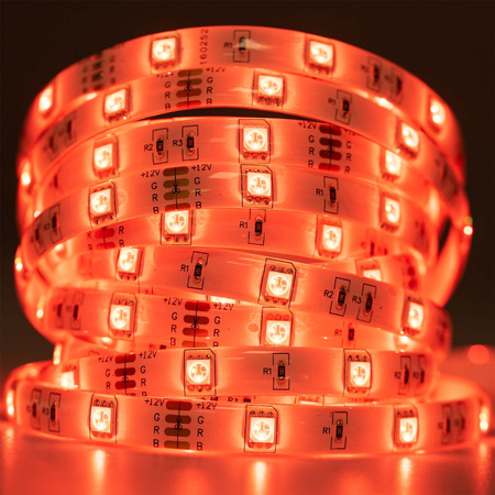 LED-Strip, LED-Streifen 12V 36W 150LED 5050 10mm 5m IP65 RGB LUMILED