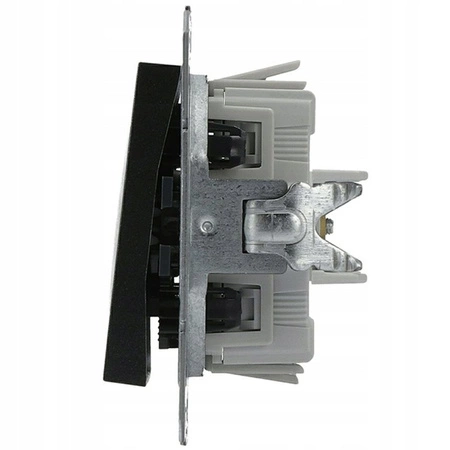 Einzelner einpoliger Lichtschalter ohne Rahmen Unterputzmontage SCHNEIDER ASFORA