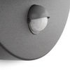 Gartenleuchte LED Wandleuchte JUNE myGarden E27 IP44 Rund mit Bewegungsmelder Anthrazit PHILIPS