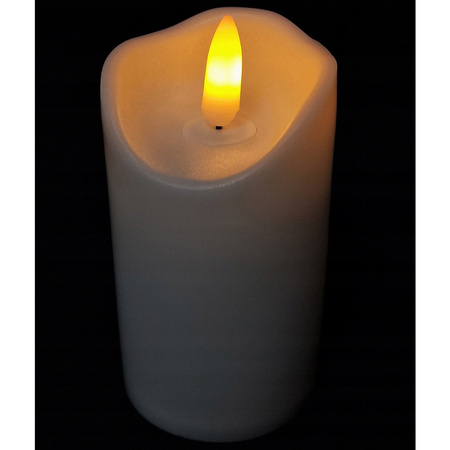 LED Grablicht H 9,5 cm warmweiß Flammeneffekt