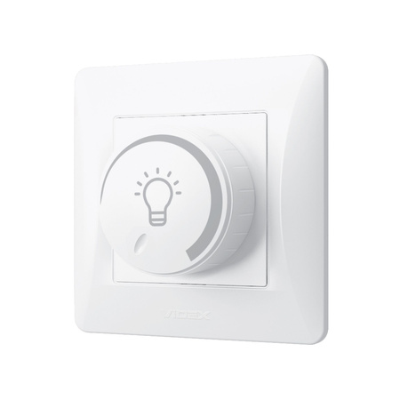 LED-Dimmer 200W 10A Aufputz Weiß BINERA VIDEX