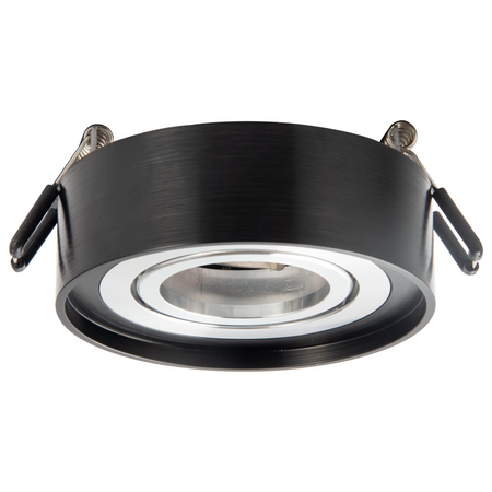 Verdeckte MR16 SchwarzSilber 12V GAJA Sanico Goldlux Leuchte