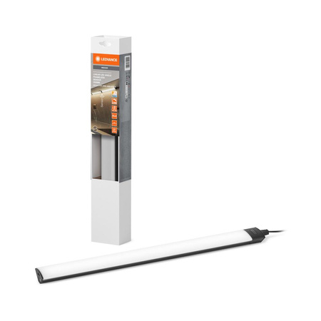 Ledvance Bewegungsmelder 5W 320lm CCT Dimmbar Schwarz 35cm Linearer Winkel Ledvance Unterbau LED Lichtleiste