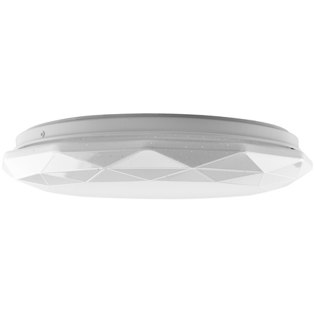 LED Plafond Aufbaumontage 18W IP44 Rund GLORY 2 Diamant 33cm LUMILED
