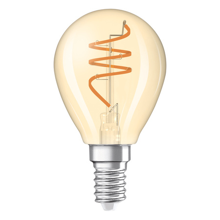 LED Dekorative Glühbirne P46 Ball E14 4.9W = 40W 470lm 2200K Warm CRI90 300° Vintage 1906 Osram