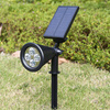 LED Solar Gartenlampe Reflektor 2W Kalt IP65 Dämmerungssensor