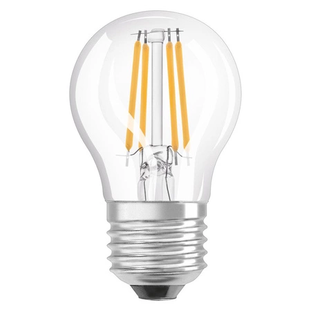 LED Lampen P45 E27 4.2W = 40W 470lm 2700K Warmweiß FILAMENT DIMMABLE LEDVANCE