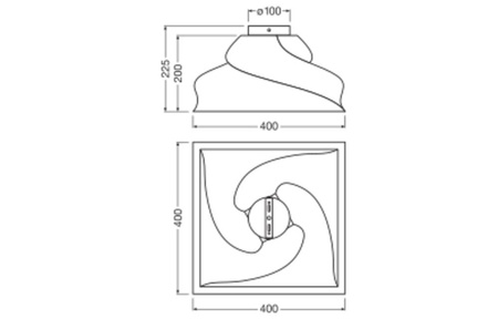 Dekor E27 Karton Braun Dekor Ledvance Deckenleuchte