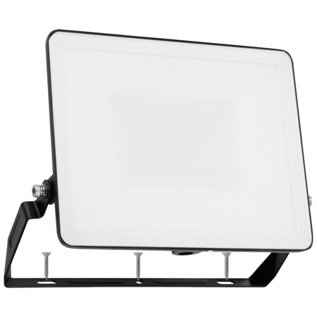 LED-Fluter AZZLER 50W 6000lm 4000K IP65 Halogen-Außenlampe Schwarz LUMILED