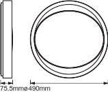 LED Deckenleuchte ORBIS Eye 32W 3300lm warm-kalt 49cm SMART+ WiFi LEDVANCE