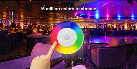 RGB LED RGB+W Funkfernbedienung 4 ZONEN Wi-Fi TOUCH Mi-Light - FUT096