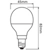 E14 P45 LED Lampe 5,7 W = 40 W, 470 lm, 6500 K kalt, 180 °, OSRAM Value