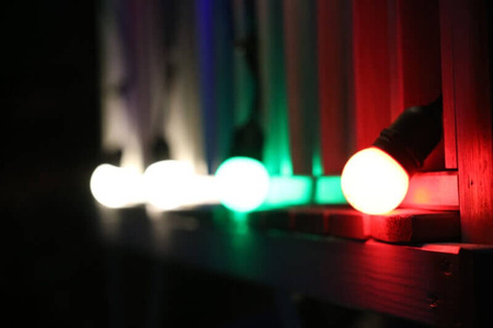 Dekorative GARTENGIRLANDE 5,6m 10xE27 Filament 6W GOLDLUX (Polux)