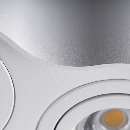 Deckenanbauleuchte BORD GU10 PAR16 Weiß Kreisförmig Beweglich KANLUX