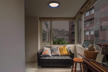 Plafond Badezimmer Deckenleuchte Anbau 19W 1000lm 3000K Warm Schwarz Blau IP20 Dimmbar Obris Ledvance