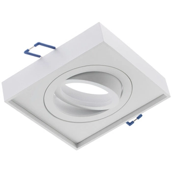 Einbaustrahler GU10, Einbauspot HALOGEN 20mm Quadrat Tube beweglich Weiß MIDI LUMILED