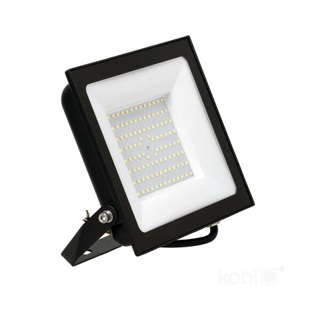 LED-Flutlicht Halogen 100W 8700lm 6500K IP65 Schwarz LED2B Lampe MH KOBI