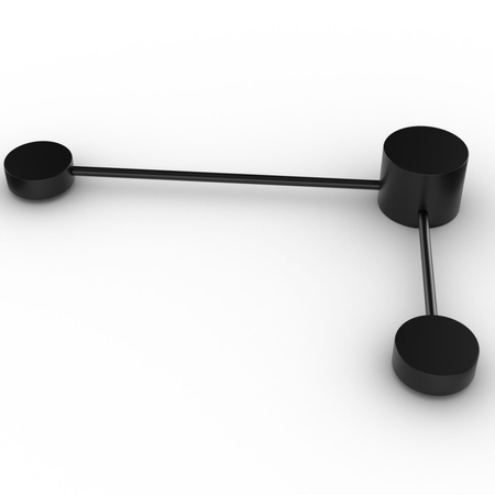 Wandleuchte Außenfassadenleuchte 2x GX53 Schwarz JOY Sanico Goldlux