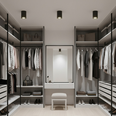 Aufputz HALOGEN Spot Tuba Beweglich AMAT-L GU10 Rund Schwarz-Gold 115mm LUMILED