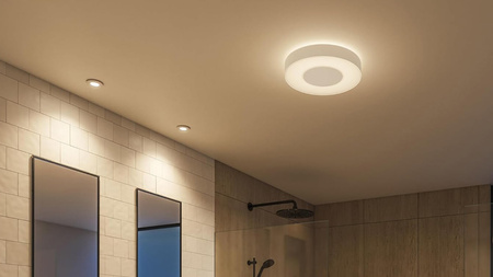 3x Einbau LED Hermetic IP44 Badezimmer Leuchte 4.2W 400lm IP44 Weiß und Farbe Ambiance RGB + TW Weiß Smart SMART Zigbee Bluetooth Xamento Philips HUE