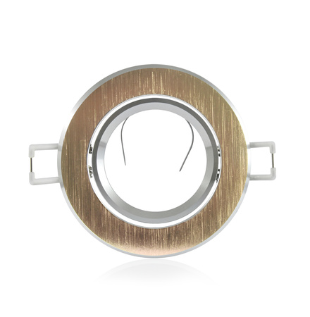 BEWEGLICHE EAST OPAL GOLDLUX (Polux) GOLD ALU Deckenleuchte