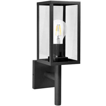 Gartenwandleuchte Malmo Mount E27 Graphit Fassadenleuchte - GOLDLUX (Polux)
