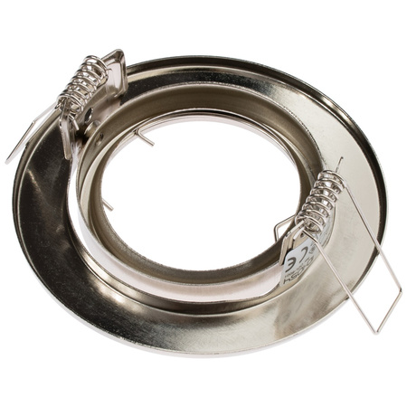 Einbaustrahler GU10, MR16 Einbauspot HALOGEN Runde beweglich Satin Blech LUMILED