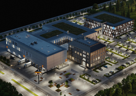 LED-Flutlicht Outdoor-Flutlicht 50W 5700lm 3000K IP66 Schwarz Flutlicht Ledvance