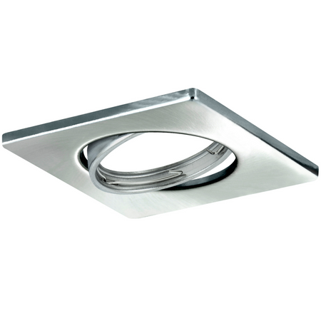 BEWEGLICHE Deckenleuchte OPIN GOLDLUX (Polux) QUADRATISCHER STAHL NICKEL