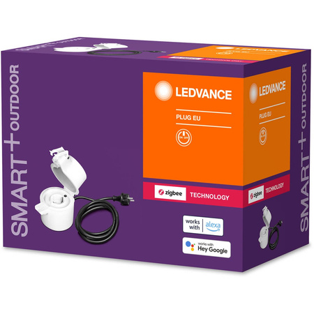 Smart Outdoor EU Steckdose 230V 3680W 16A LEDVANCE SMART+ ZigBee mit Kabel