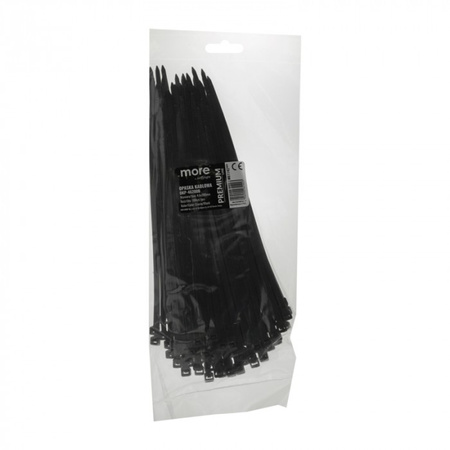 Kabelbinder 4,6x200 mm Schwarz UV TRIPPERS PREMIUM OKP-46200B .MORE 100 pcs.