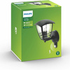 Gartenleuchte LED Wandleuchte CREEK myGarden E27 IP44 Laterne für Up mit Bewegungsmelder Schwarz PHILIPS
