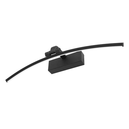 Lampe über dem Spiegel LED Wandleuchte Badezimmer IP44 12W Schwarz 50cm TERRA