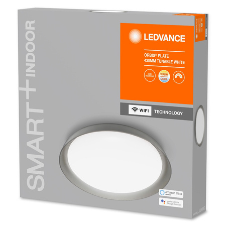 LED Deckenleuchte ORBIS Plate 24W 2500lm warm-kalt 43cm SMART+ WiFi LEDVANCE