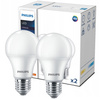 2x LED-Lampe E27 A60 8W = 60W 806lm 4000K Neutral CorePro Philips