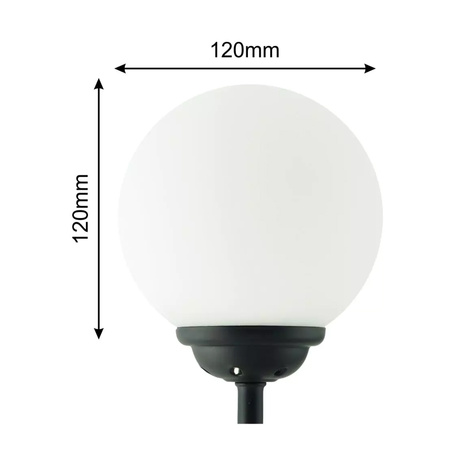 Deckenhängelampe 6xE27 Kronleuchter SCHWARZ PALLE Glasschirme