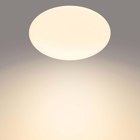 LED Plafond Aufputz MOIRE 10W 2700K 24cm Weiß Rund PHILIPS