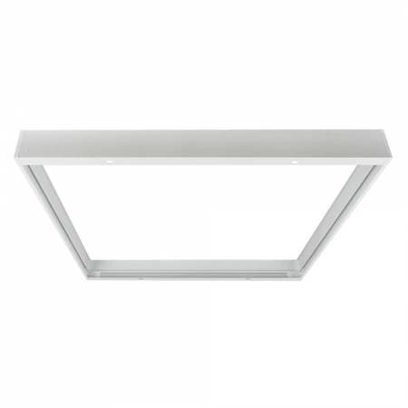Aufputz-Klemmrahmen für LED-Paneele 60x60 Aluminium 58mm Weiß Ecolight