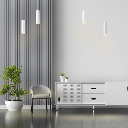 SPOT Hängelampe 1x GU10 TATUM Weiß Videx