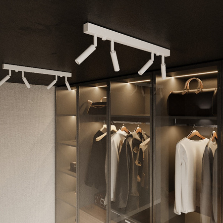 EYETECH Deckenleuchte 2xG9 Reflektor Halogen Leuchte Beweglich 25cm Weiß SOLLUX