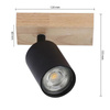 Wandlampe Spotlight Wandlampe GU10 Moving Black Brown Dabi Masterled
